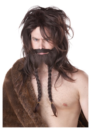 Click Here to buy Brown Viking Wig, Beard and Mustache from HalloweenCostumes, CDN Funds & Shipping