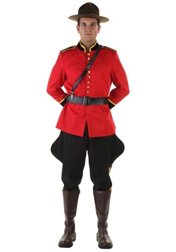 Plus Size Mens Canadian Mountie Costume