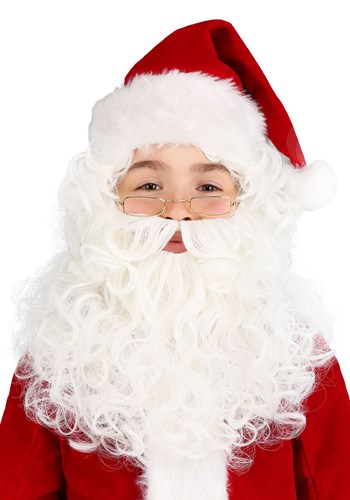 Click Here to buy Kids Santa Wig and Beard from HalloweenCostumes, CDN Funds & Shipping