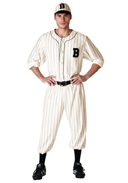Plus Size Vintage Baseball Player Costume