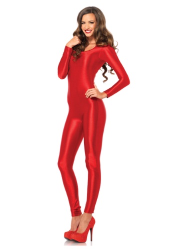 Click Here to buy Red Spandex Catsuit Costume from HalloweenCostumes, CDN Funds & Shipping
