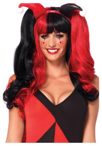 Click Here to buy Harlequin Wig For Women from HalloweenCostumes, CDN Funds & Shipping