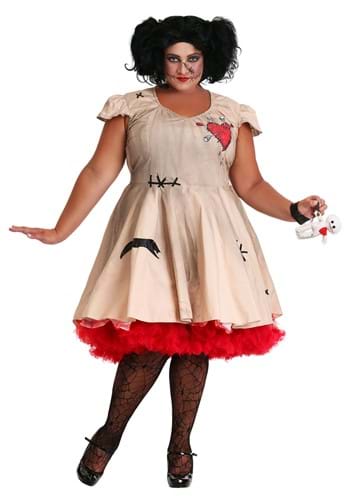 Plus Size Voodoo Doll Costume for Women | Scary Costumes