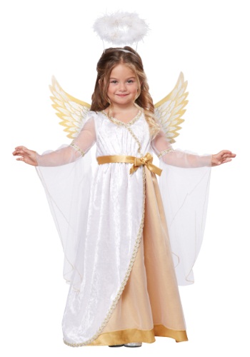 Click Here to buy Toddler Sweet Little Angel Costume from HalloweenCostumes, CDN Funds & Shipping