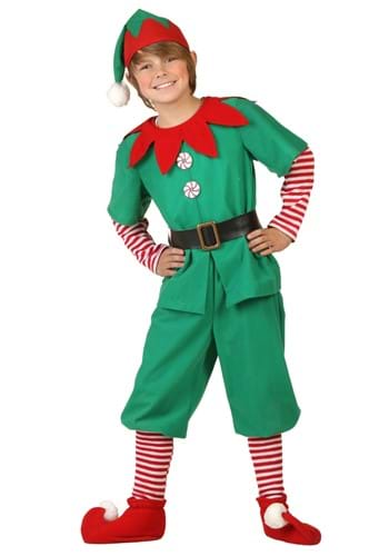 Click Here to buy Kids Holiday Elf Costume from HalloweenCostumes, CDN Funds & Shipping