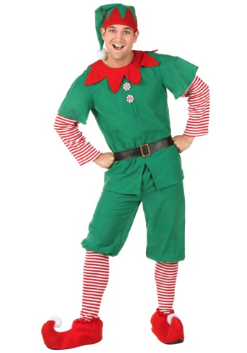 Click Here to buy Adult Holiday Elf Costume from HalloweenCostumes, CDN Funds & Shipping