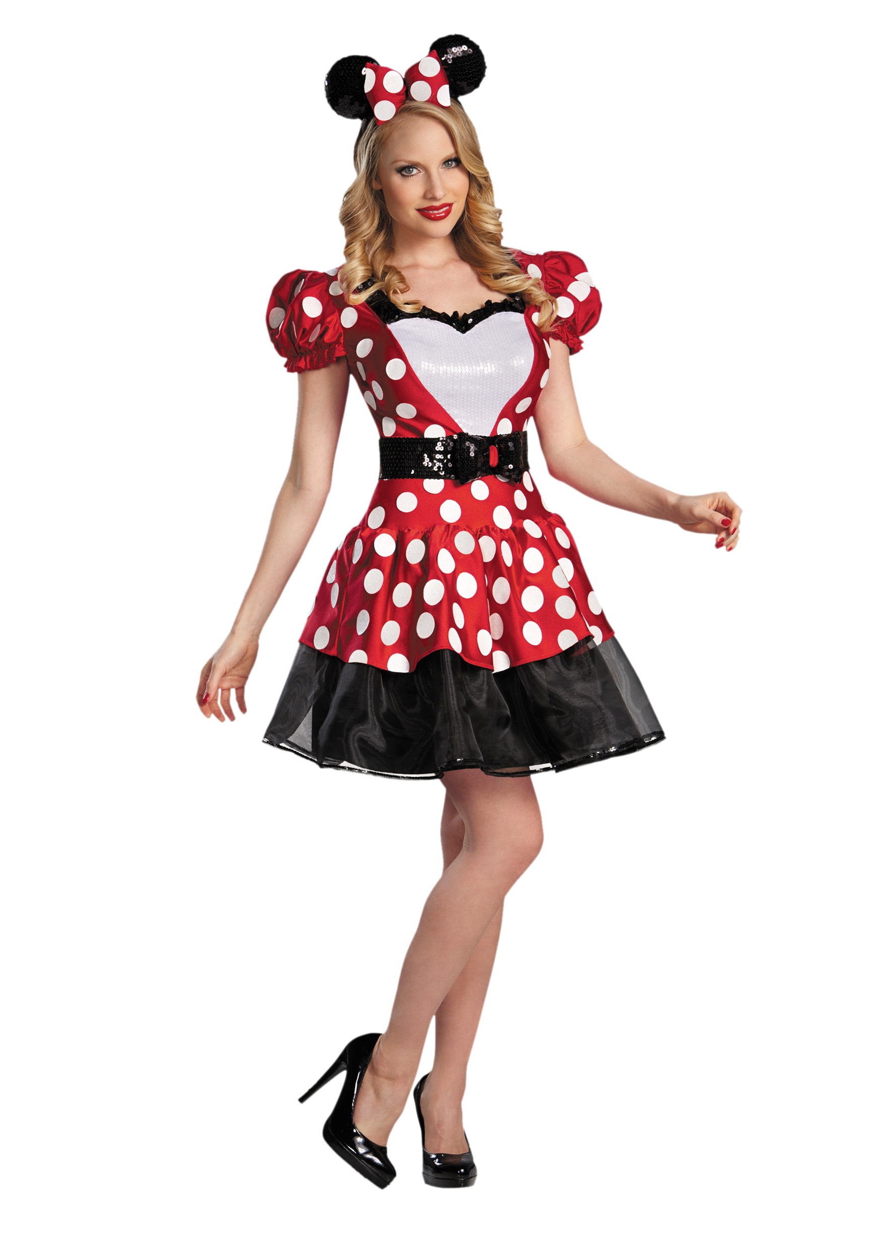 Adult Red Minnie Mouse Costume – JJ's Party House