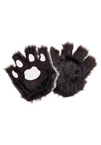 Click Here to buy Black Paws Fingerless Gloves | Costume Gloves from HalloweenCostumes, CDN Funds & Shipping