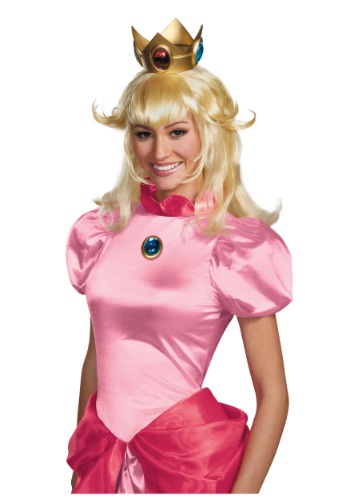 Click Here to buy Princess Peach Adult Wig from HalloweenCostumes, CDN Funds & Shipping