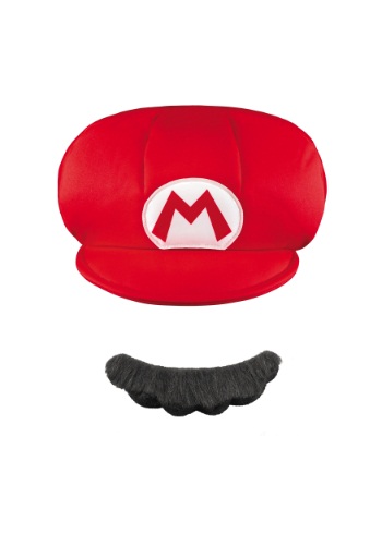 Click Here to buy Mario Kids Hat and Mustache from HalloweenCostumes, CDN Funds & Shipping