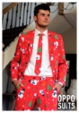 Mens Red Christmas Suit