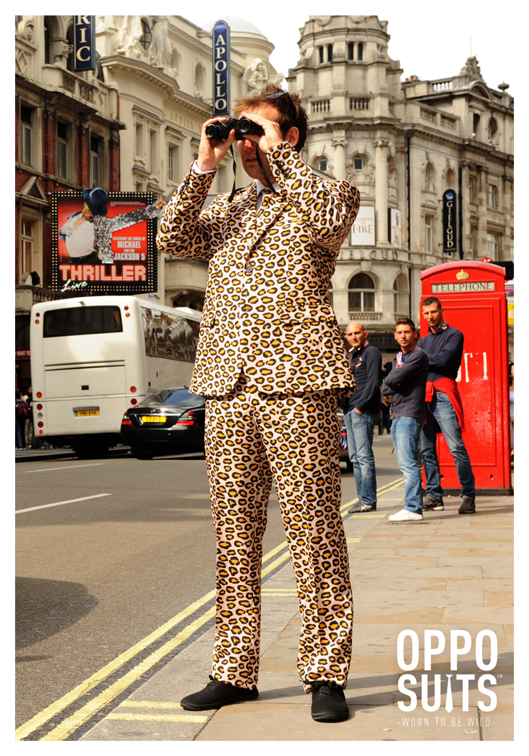 Men's Jaguar Print Suit OppoSuits Costume