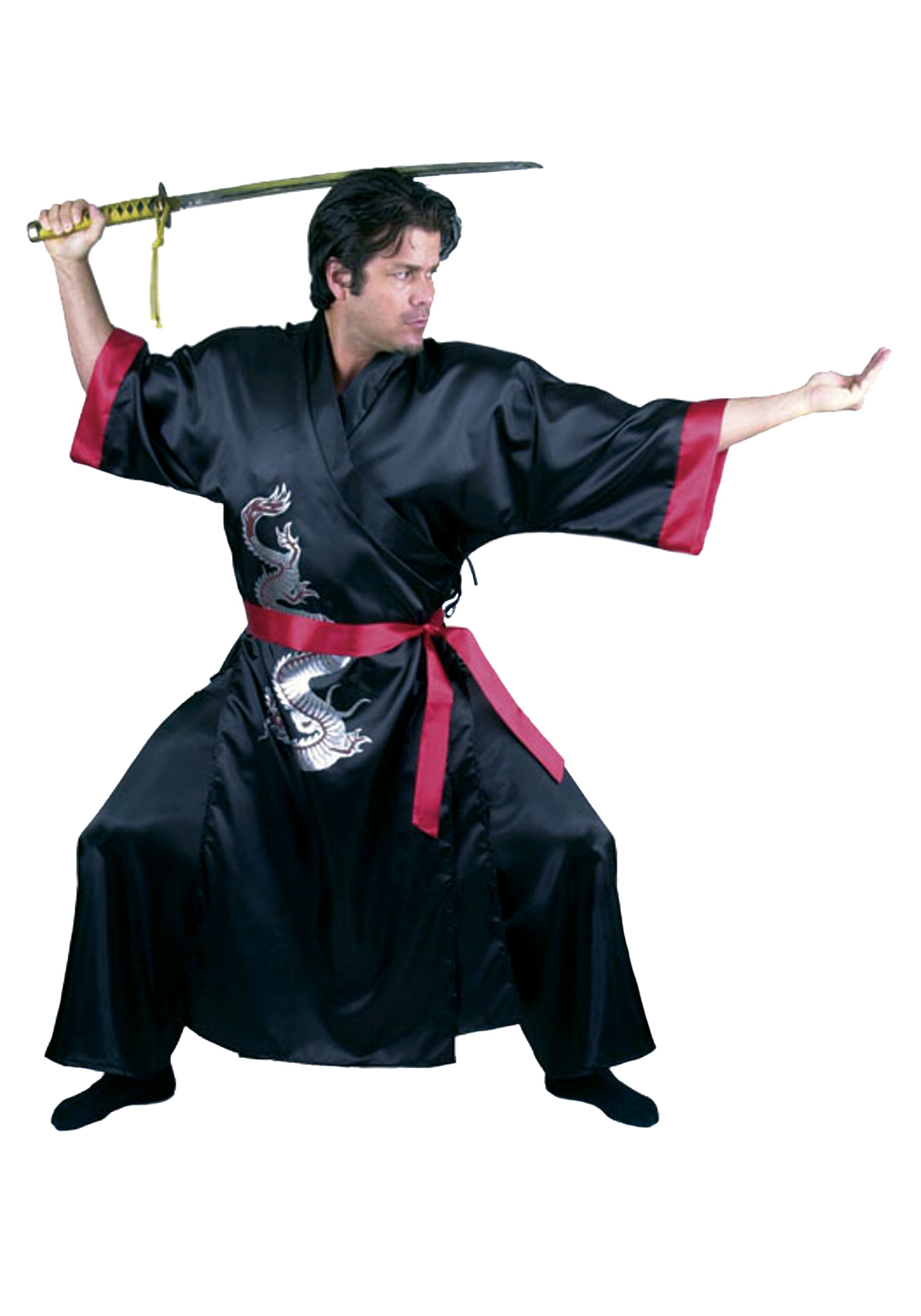Adult Costume Of The Black Samurai