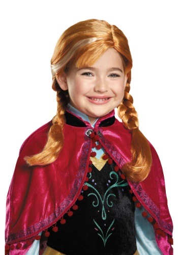 Click Here to buy Frozen Anna Kids Wig from HalloweenCostumes, CDN Funds & Shipping