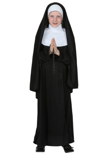Click Here to buy Kids Nun Costume from HalloweenCostumes, CDN Funds & Shipping
