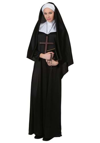 Click Here to buy Traditional Adult Nun Costume from HalloweenCostumes, CDN Funds & Shipping