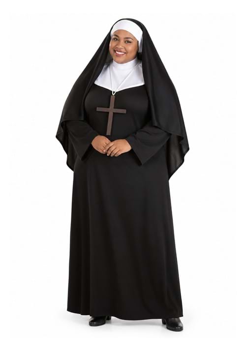 Plus Size Traditional Nun Costume Women Upd 1