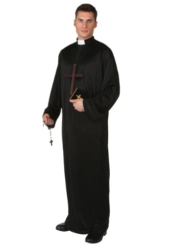 Click Here to buy Adult Traditional Priest Costume from HalloweenCostumes, CDN Funds & Shipping