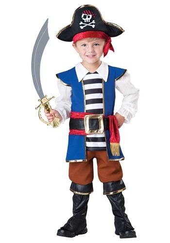 Click Here to buy Toddler Pirate Captain Costume from HalloweenCostumes, CDN Funds & Shipping