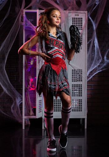 Click Here to buy Spiritless Cheerleader Kids Costume from HalloweenCostumes, CDN Funds & Shipping
