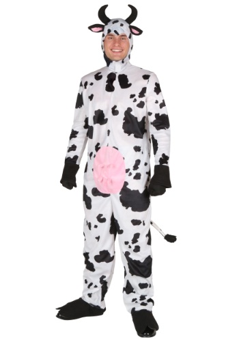 Click Here to buy Deluxe Cow Costume for Adults from HalloweenCostumes, CDN Funds & Shipping