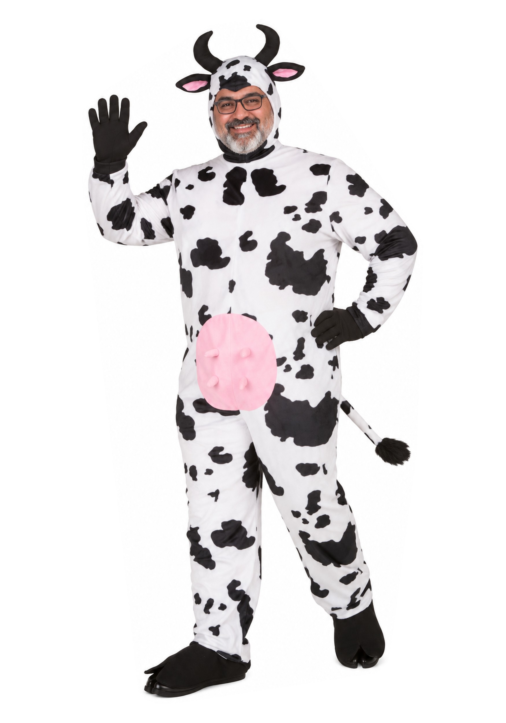 Plus Size Adult Deluxe Cow Costume | Animal Costumes