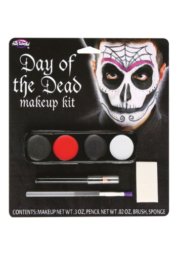 Click Here to buy Day of the Dead Male Makeup Kit from HalloweenCostumes, CDN Funds & Shipping