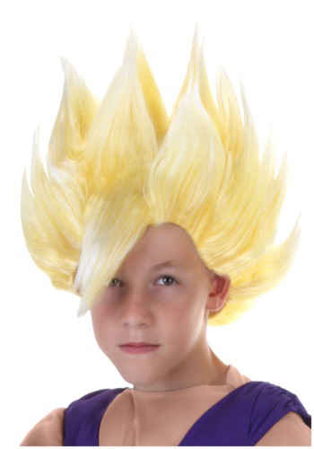 Click Here to buy Kids Gohan Wig from HalloweenCostumes, CDN Funds & Shipping