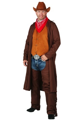 Click Here to buy Plus Size Rancher Cowboy Mens Costume from HalloweenCostumes, CDN Funds & Shipping