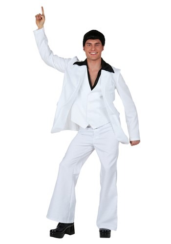 Click Here to buy Deluxe Saturday Night Fever Costume for Adults | Movie Costumes from HalloweenCostumes, CDN Funds & Shipping