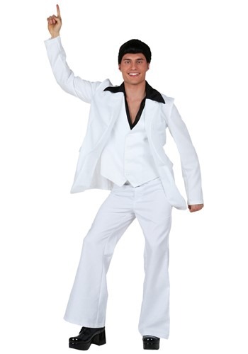 Click Here to buy Mens Plus Size Deluxe Saturday Night Fever Costume from HalloweenCostumes, CDN Funds & Shipping