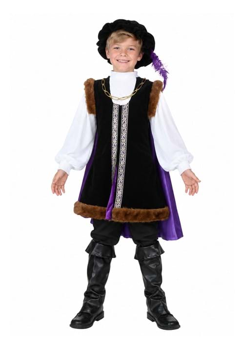 Noble Man Boys Costume New Main