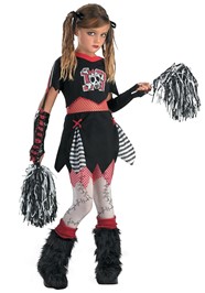 Kids Gothic Cheerleader Costume Girl s Cheerleader Costume