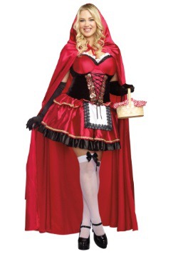 Womens Plus Size Little Red Costume