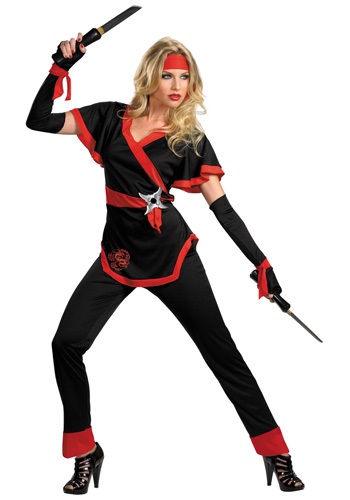 Click Here to buy Womens Red Dragon Ninja Costume | Ninja Costumes from HalloweenCostumes, CDN Funds & Shipping