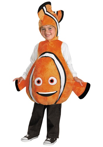 Click Here to buy Toddler Deluxe Finding Nemo Costume - Nemo Costume for Toddlers from HalloweenCostumes, CDN Funds & Shipping