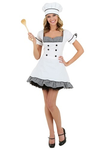 Click Here to buy Sexy Chef Costume | Chef Halloween Costume For Women from HalloweenCostumes, CDN Funds & Shipping