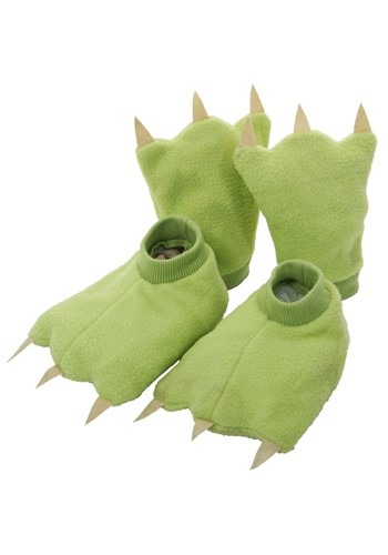 Click Here to buy Kids Dinosaur Hands & Feet Accessory Kit from HalloweenCostumes, CDN Funds & Shipping