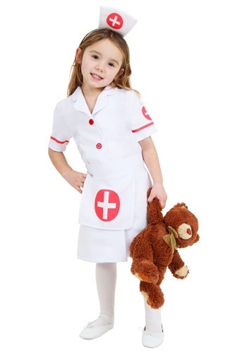 Click Here to buy Toddler Nurse Costume from HalloweenCostumes, CDN Funds & Shipping