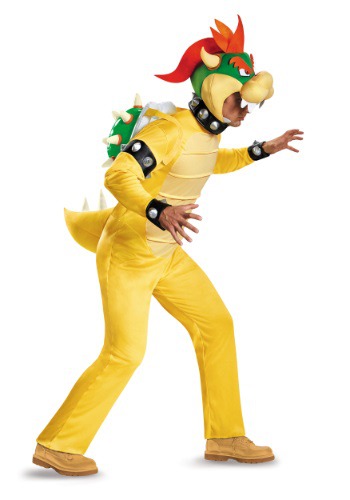 Click Here to buy Deluxe Adult Bowser Costume | Super Mario Bros Costume from HalloweenCostumes, CDN Funds & Shipping