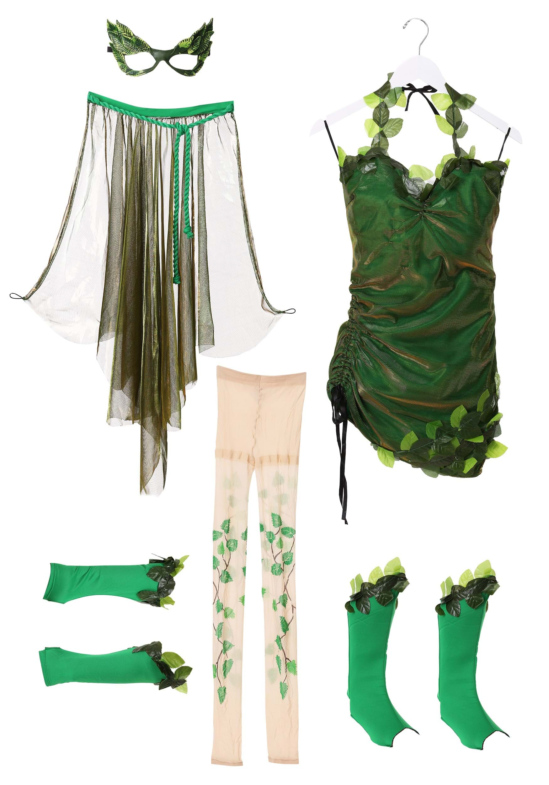 Plus Size Lethal Beauty Costume , Mother Nature Halloween Costume