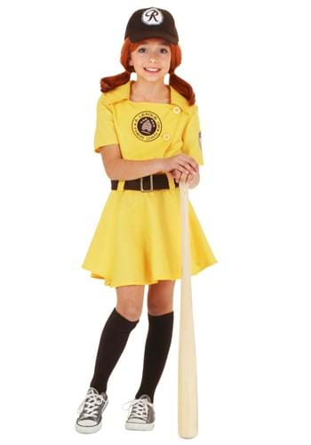 Click Here to buy Girls A League of Their Own Kit Costume | Baseball Costume from HalloweenCostumes, CDN Funds & Shipping