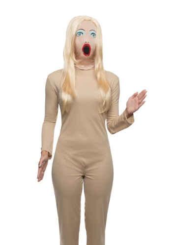 Click Here to buy Adult Fabric Sexy Doll Mask from HalloweenCostumes, CDN Funds & Shipping