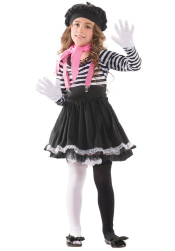 Child Mesmerizing Mime Costume