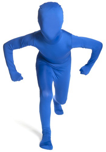 Kids Blue Morphsuit Costume