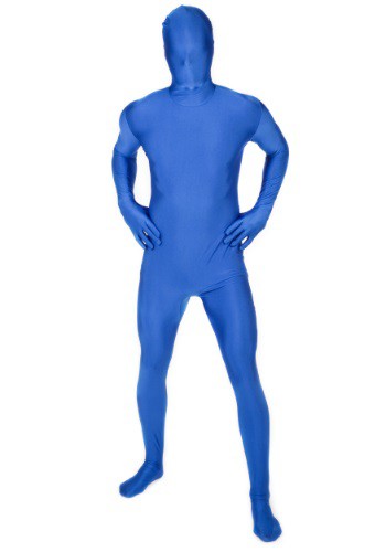 Click Here to buy Adult Blue Morphsuit Costume from HalloweenCostumes, CDN Funds & Shipping