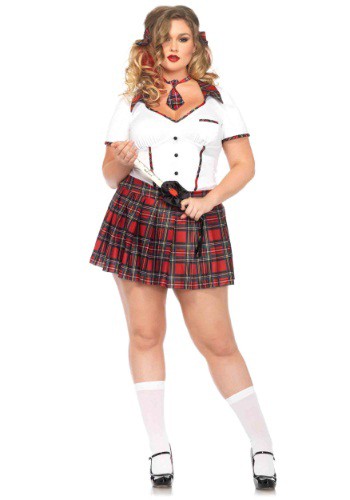 Click Here to buy Plus Size Boarding School Flirt Costume from HalloweenCostumes, CDN Funds & Shipping
