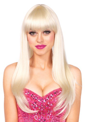 Click Here to buy Blonde Straight Wig with Bangs from HalloweenCostumes, CDN Funds & Shipping