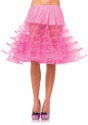 Women's Knee Length Pink Petticoat