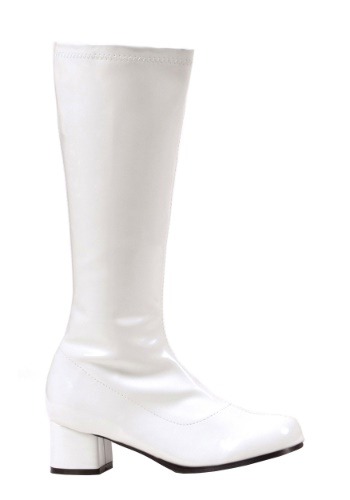 Click Here to buy Girls White Go Go Boots from HalloweenCostumes, CDN Funds & Shipping